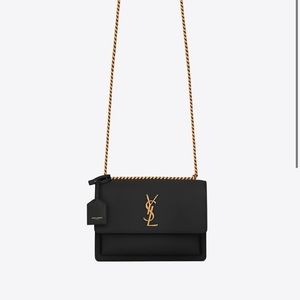 YSL Medium Sunset Leather Handbag